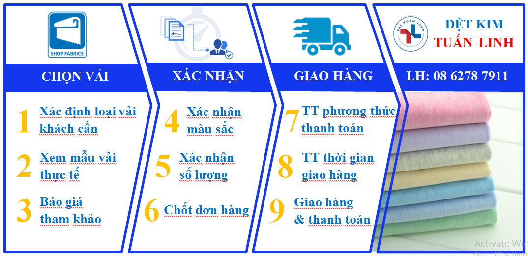 hướng dẫn mua vải thun